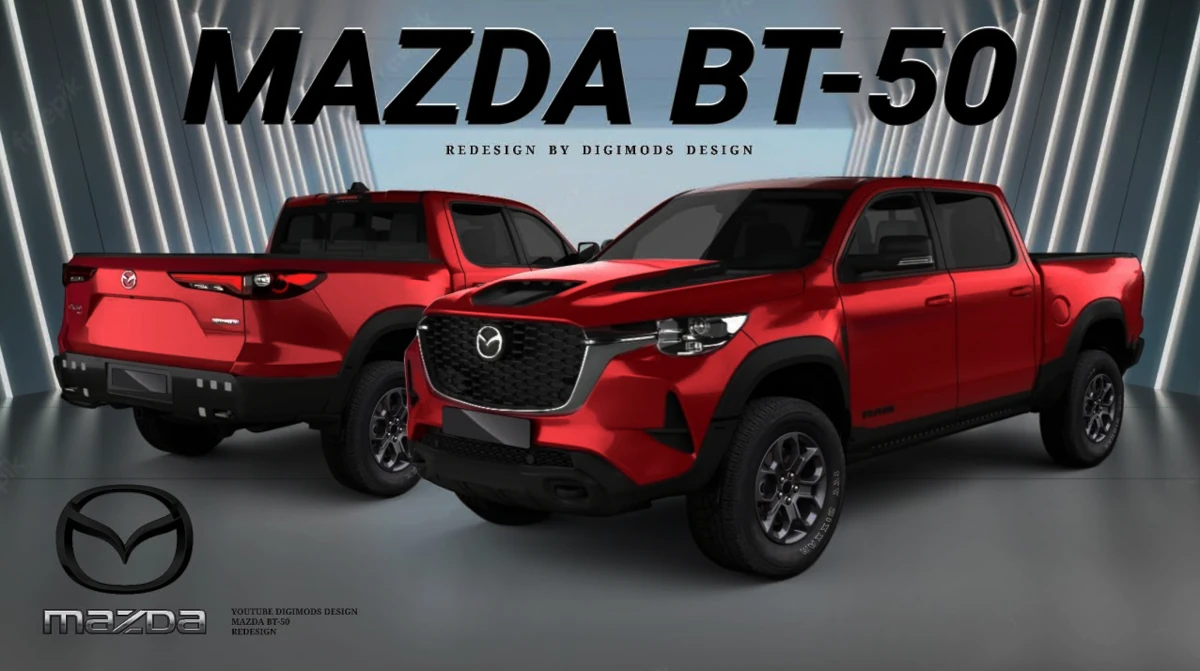Mazda BT-50 2024 Rendering
